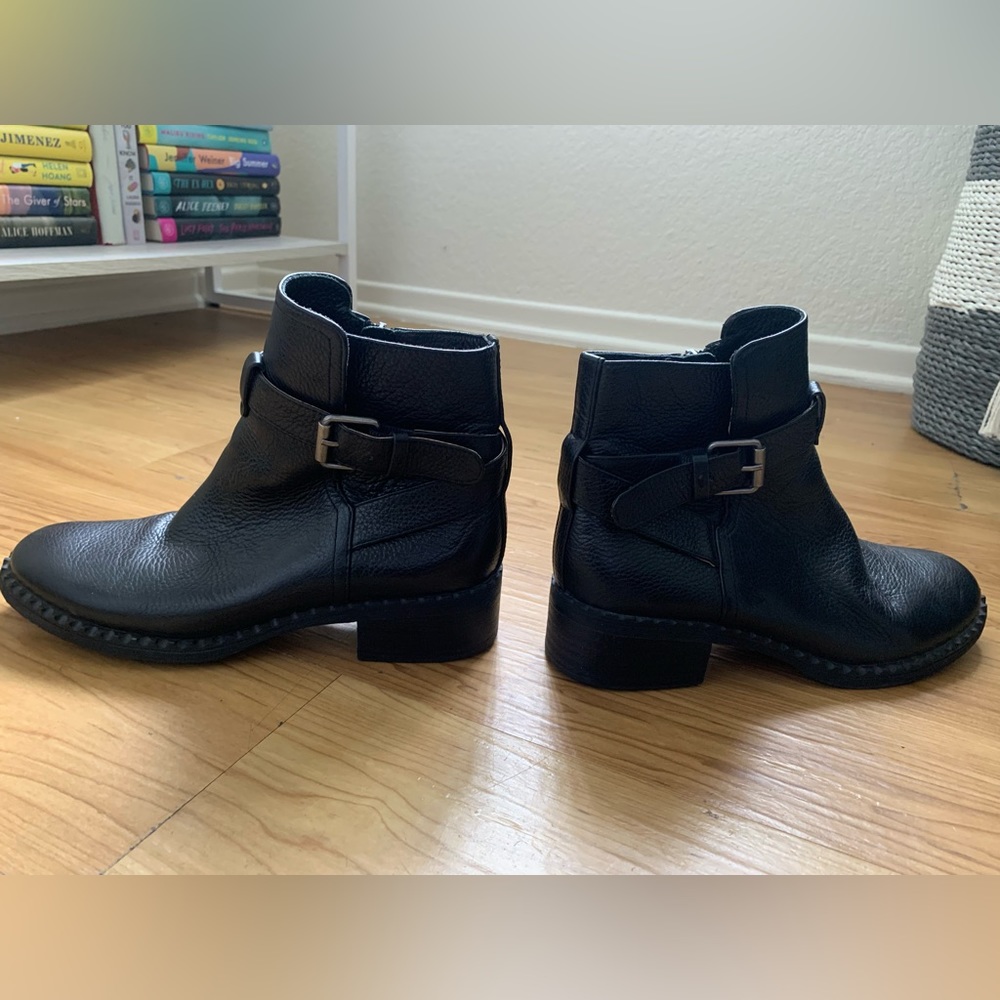 Gentle Soul “best motto bootie” black leather. Size 7.5 - Picture 6 of 9